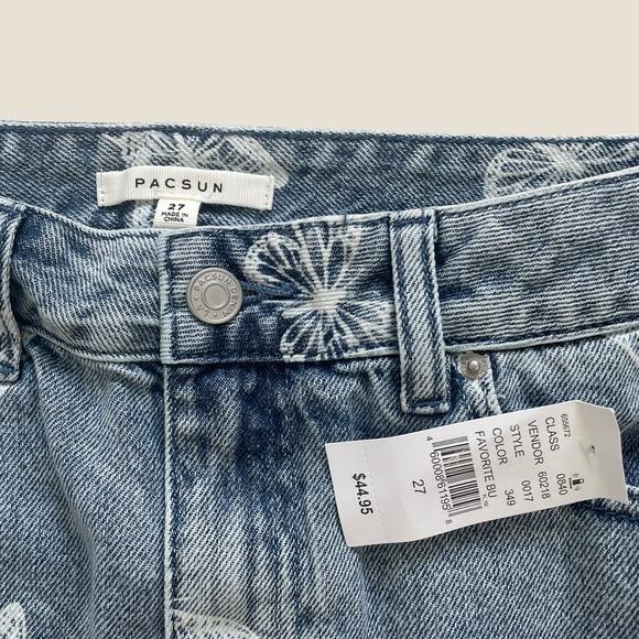 NWT Pacsun Butterfly Denim Skirt - Picture 4 of 4